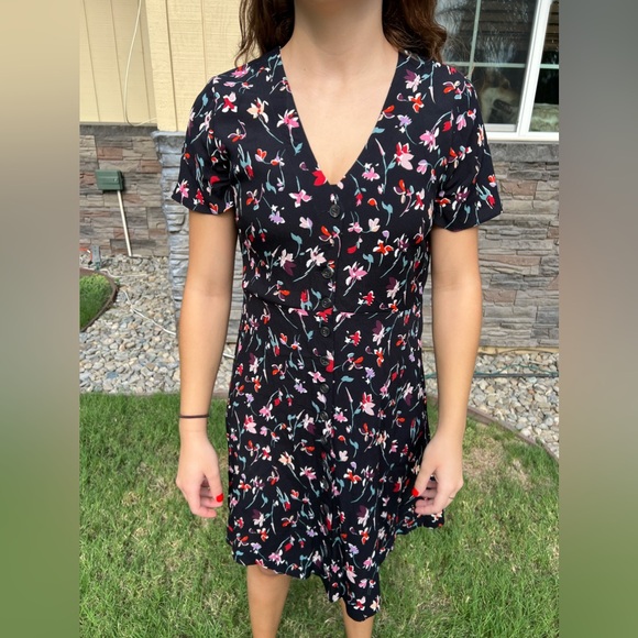 Madewell Floral Dress (Size 6) - Picture 2 of 7